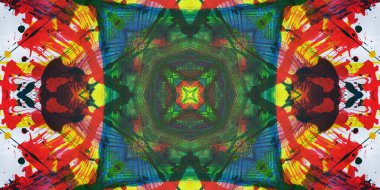 Kusursuz sanat afişi. Renk Sanatı dokusu paleti