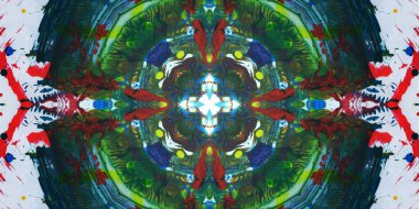 Kusursuz sanat afişi. Renk Sanatı dokusu paleti