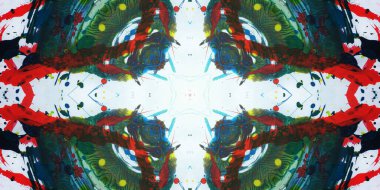 Kusursuz sanat afişi. Renk Sanatı dokusu paleti