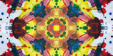 Kusursuz sanat afişi. Renk Sanatı dokusu paleti