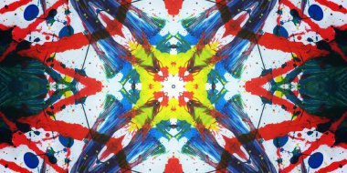 Kusursuz sanat afişi. Renk Sanatı dokusu paleti