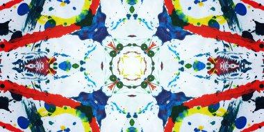 Kusursuz sanat afişi. Renk Sanatı dokusu paleti