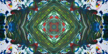 Kusursuz sanat afişi. Renk Sanatı dokusu paleti