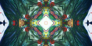 Kusursuz sanat afişi. Renk Sanatı dokusu paleti