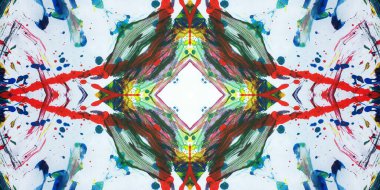 Kusursuz sanat afişi. Renk Sanatı dokusu paleti