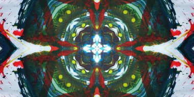 Kusursuz sanat afişi. Renk Sanatı dokusu paleti