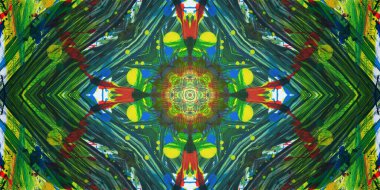 Kusursuz sanat afişi. Renk Sanatı dokusu paleti