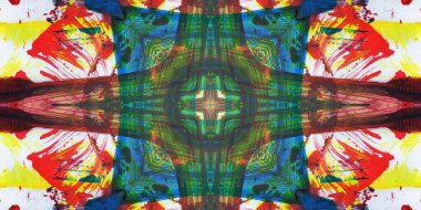 Kusursuz sanat afişi. Renk Sanatı dokusu paleti