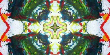 Kusursuz sanat afişi. Renk Sanatı dokusu paleti