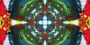 Kusursuz sanat afişi. Renk Sanatı dokusu paleti