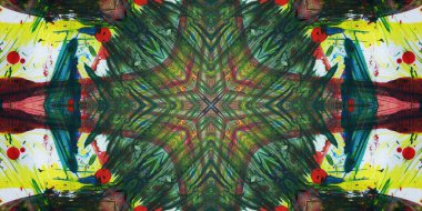 Kusursuz sanat afişi. Renk Sanatı dokusu paleti