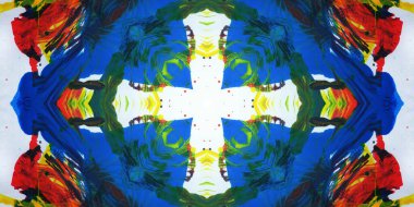 Kusursuz sanat afişi. Renk Sanatı dokusu paleti