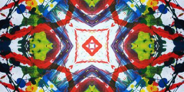 Kusursuz sanat afişi. Renk Sanatı dokusu paleti