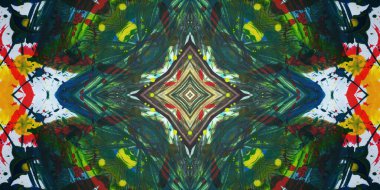 Kusursuz sanat afişi. Renk Sanatı dokusu paleti