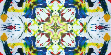 Kusursuz sanat afişi. Renk Sanatı dokusu paleti