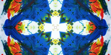 Kusursuz sanat afişi. Renk Sanatı dokusu paleti