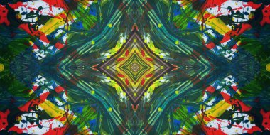 Kusursuz sanat afişi. Renk Sanatı dokusu paleti