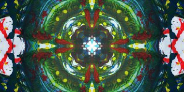 Kusursuz sanat afişi. Renk Sanatı dokusu paleti