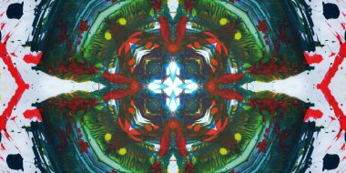 Kusursuz sanat afişi. Renk Sanatı dokusu paleti