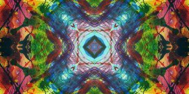 Kusursuz sanat afişi. Renk Sanatı dokusu paleti