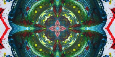 Kusursuz sanat afişi. Renk Sanatı dokusu paleti