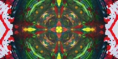 Kusursuz sanat afişi. Renk Sanatı dokusu paleti