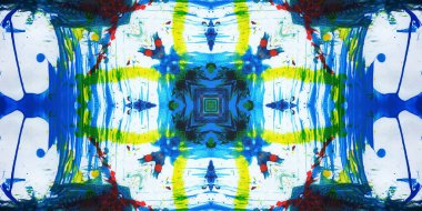 Kusursuz sanat afişi. Renk Sanatı dokusu paleti