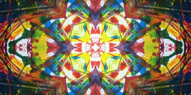 Kusursuz sanat afişi. Renk Sanatı dokusu paleti