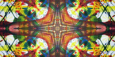 Kusursuz sanat afişi. Renk Sanatı dokusu paleti