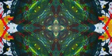 Kusursuz sanat afişi. Renk Sanatı dokusu paleti