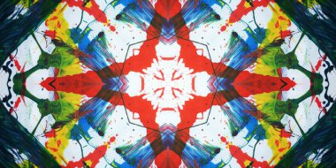 Kusursuz sanat afişi. Renk Sanatı dokusu paleti