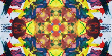 Kusursuz sanat afişi. Renk Sanatı dokusu paleti