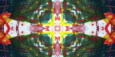 Kusursuz sanat afişi. Renk Sanatı dokusu paleti