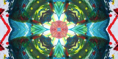 Kusursuz sanat afişi. Renk Sanatı dokusu paleti