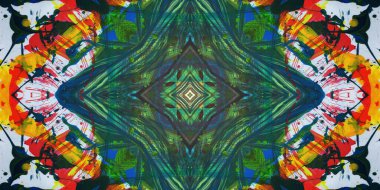 Kusursuz sanat afişi. Renk Sanatı dokusu paleti