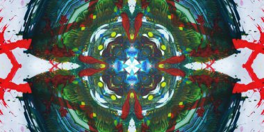 Kusursuz sanat afişi. Renk Sanatı dokusu paleti