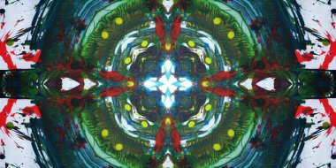 Kusursuz sanat afişi. Renk Sanatı dokusu paleti