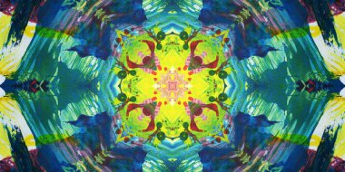 Kusursuz sanat afişi. Renk Sanatı dokusu paleti