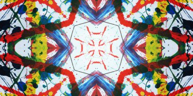 Kusursuz sanat afişi. Renk Sanatı dokusu paleti