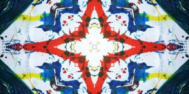 Kusursuz sanat afişi. Renk Sanatı dokusu paleti