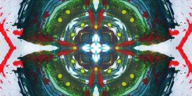 Kusursuz sanat afişi. Renk Sanatı dokusu paleti