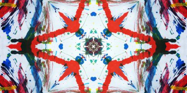 Kusursuz sanat afişi. Renk Sanatı dokusu paleti