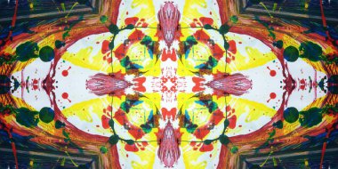 Kusursuz sanat afişi. Renk Sanatı dokusu paleti