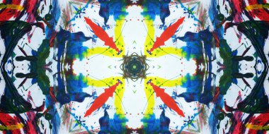 Kusursuz sanat afişi. Renk Sanatı dokusu paleti