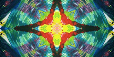 Kusursuz sanat afişi. Renk Sanatı dokusu paleti