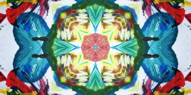 Kusursuz sanat afişi. Renk Sanatı dokusu paleti