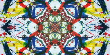 Kusursuz sanat afişi. Renk Sanatı dokusu paleti