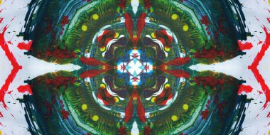 Kusursuz sanat afişi. Renk Sanatı dokusu paleti