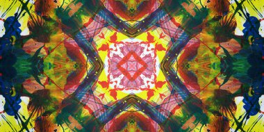 Kusursuz sanat afişi. Renk Sanatı dokusu paleti