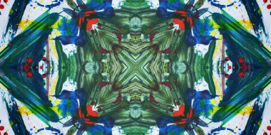 Kusursuz sanat afişi. Renk Sanatı dokusu paleti